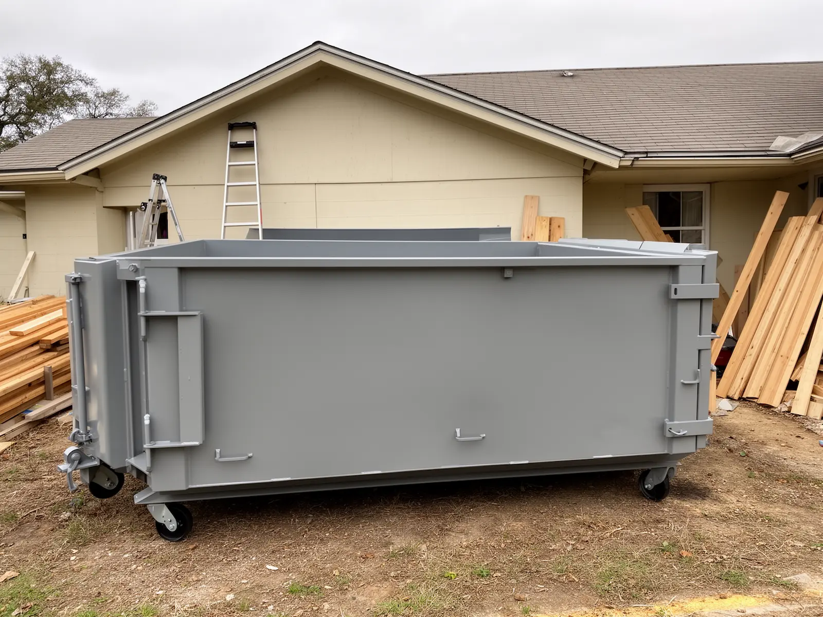 Roll-off dumpster from Roberts & Jay Dumpsters in Huntersville, NC